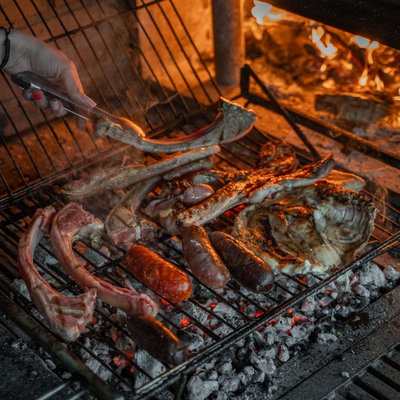 Restaurante Norte - foto carne en brasa de leña